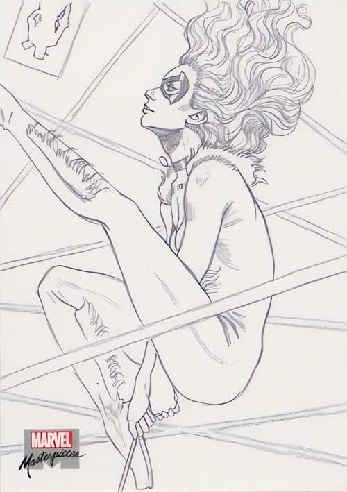 Black Cat #AP-47 — 2022 Upper Deck Marvel Masterpieces