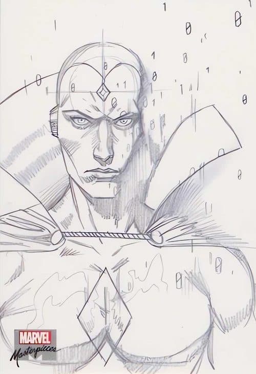 Vision #AP-54 — 2022 Upper Deck Marvel Masterpieces