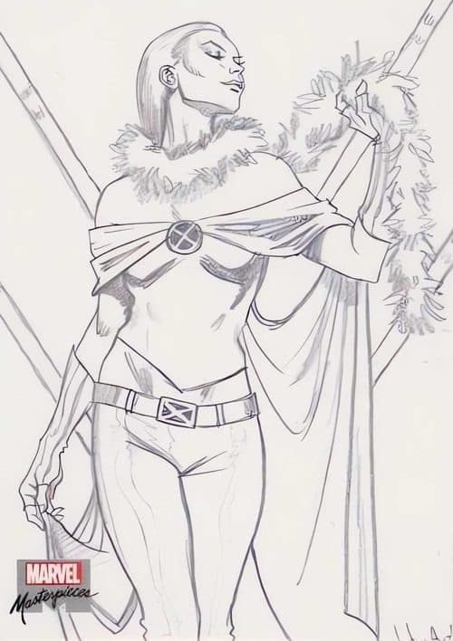 Emma Frost #AP-64 — 2022 Upper Deck Marvel Masterpieces