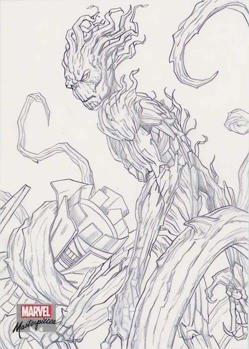 Groot #AP-66 — 2022 Upper Deck Marvel Masterpieces