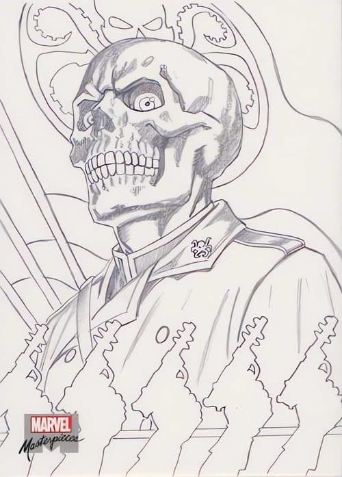 Red Skull #AP-80 — 2022 Upper Deck Marvel Masterpieces