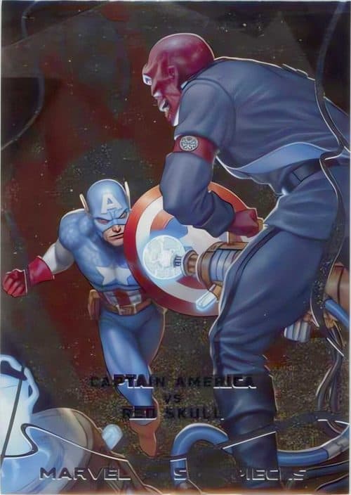 Captain America vs. Red Skull #BS-1 — 2022 Upper Deck Marvel Masterpieces