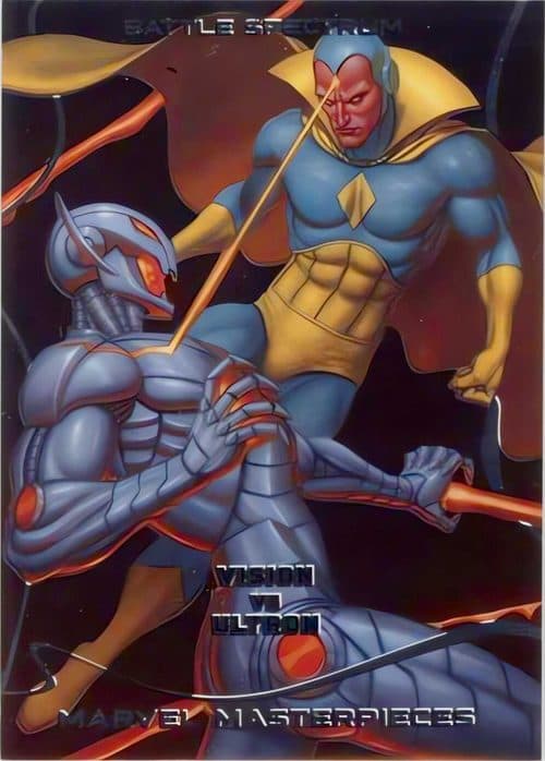 Vision vs. Ultron #BS-10 — 2022 Upper Deck Marvel Masterpieces