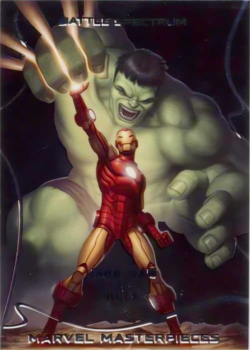 Iron Man vs. Hulk #BS-11 — 2022 Upper Deck Marvel Masterpieces