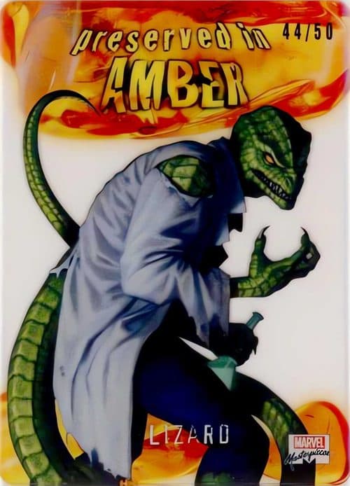 Lizard #PA-16 — 2022 Upper Deck Marvel Masterpieces