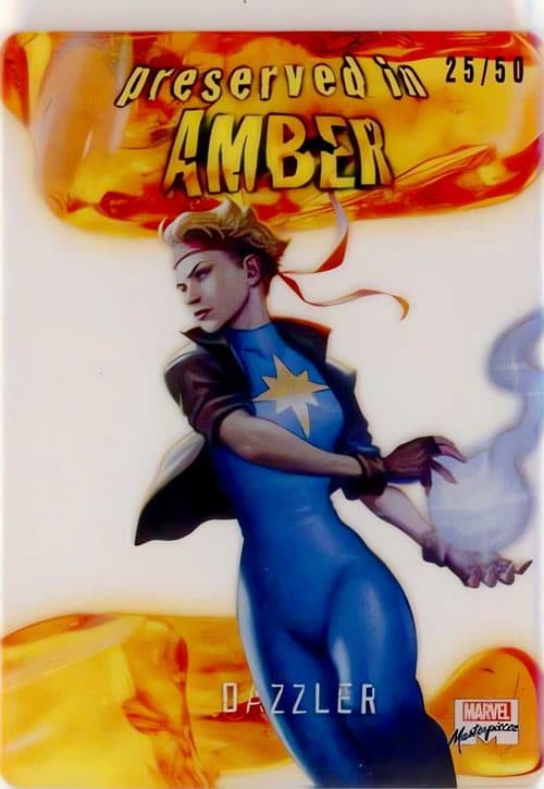 Dazzler #PA-18 — 2022 Upper Deck Marvel Masterpieces