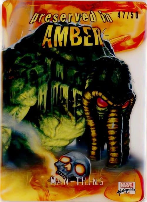 Man-Thing #PA-27 — 2022 Upper Deck Marvel Masterpieces