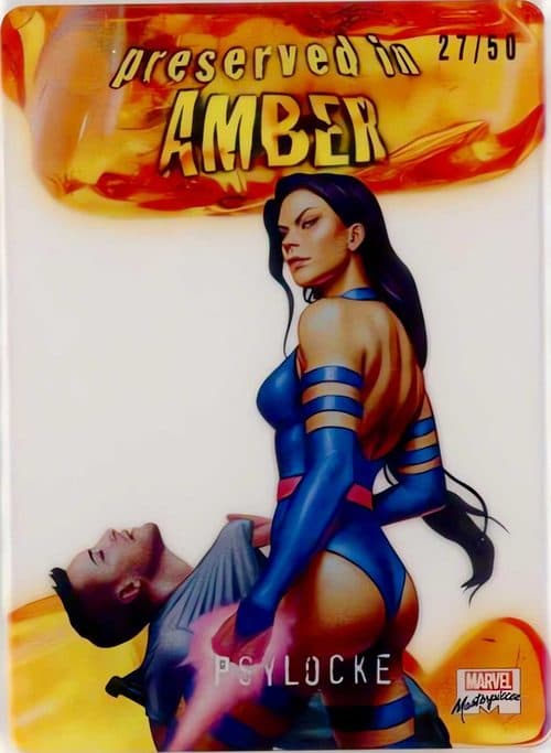 Psylocke #PA-34 — 2022 Upper Deck Marvel Masterpieces