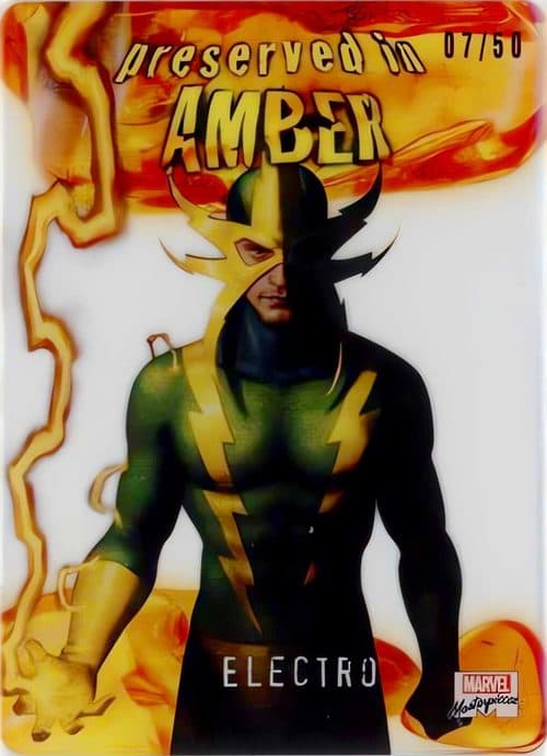 Electro #PA-5 — 2022 Upper Deck Marvel Masterpieces