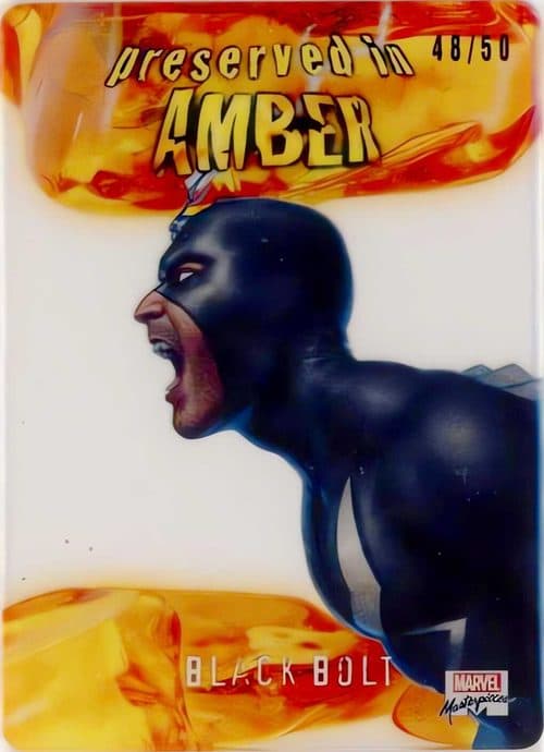 Black Bolt #PA-50 — 2022 Upper Deck Marvel Masterpieces