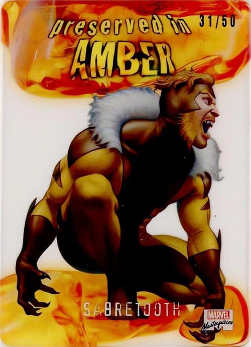 Sabretooth #PA-58 — 2022 Upper Deck Marvel Masterpieces