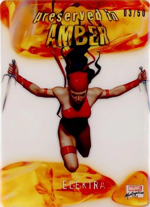 Elektra #PA-6 — 2022 Upper Deck Marvel Masterpieces