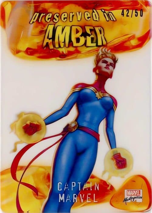 Captain Marvel #PA-70 — 2022 Upper Deck Marvel Masterpieces