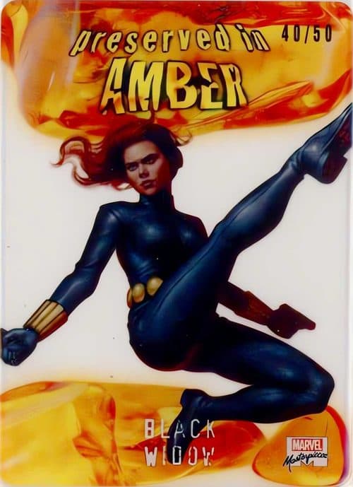 Black Widow #PA-71 — 2022 Upper Deck Marvel Masterpieces