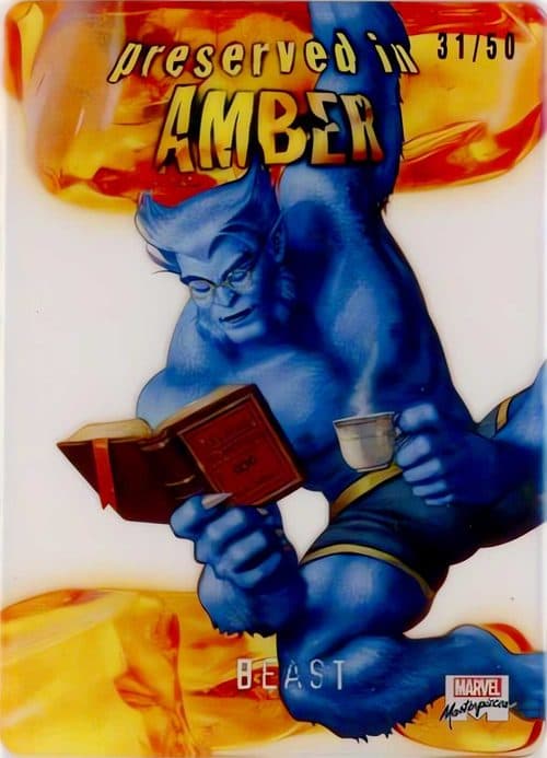 Beast #PA-73 — 2022 Upper Deck Marvel Masterpieces