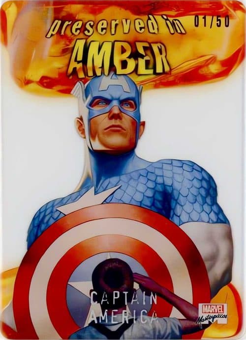 Captain America #PA-90 — 2022 Upper Deck Marvel Masterpieces
