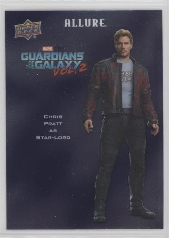 Chris Pratt as Star-Lord #CP-10 — 2022 Upper Deck Marvel Studios Allure