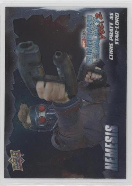 Chris Pratt as Star-Lord #N-3 — 2022 Upper Deck Marvel Studios Allure