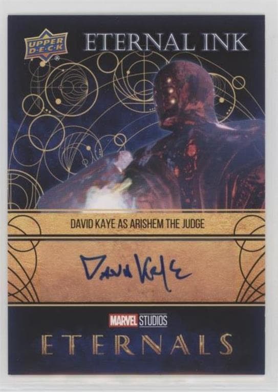 David Kaye as Arishem the Judge #EI1-DK — 2022 Upper Deck Marvel Studios Eternals