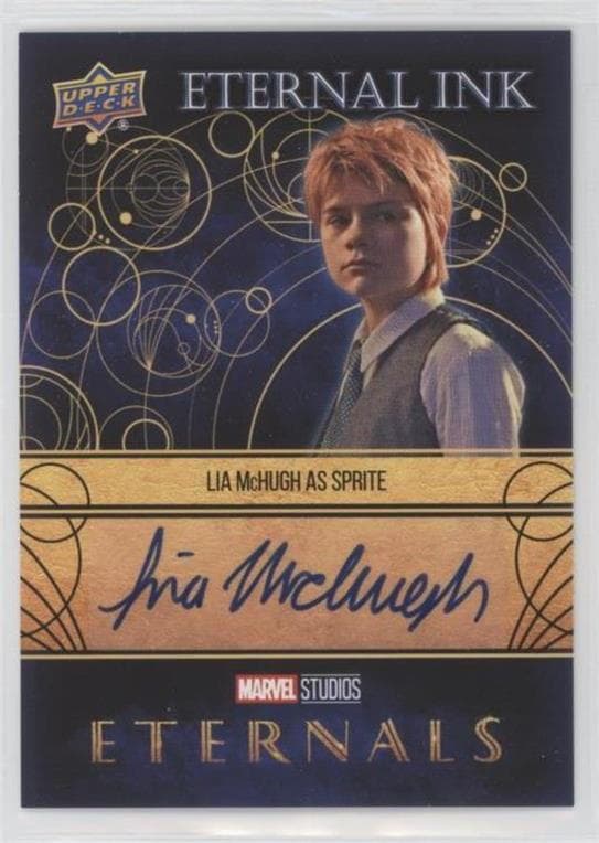 Lia McHugh as Sprite #EI1-LM — 2022 Upper Deck Marvel Studios Eternals