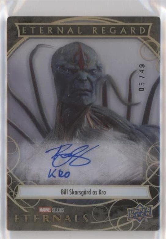 Bill Skarsgard as Kro "Kro" #ER-BS — 2022 Upper Deck Marvel Studios Eternals