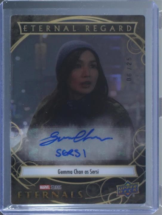Gemma Chan as Sersi "Sersi" #ER-GC — 2022 Upper Deck Marvel Studios Eternals