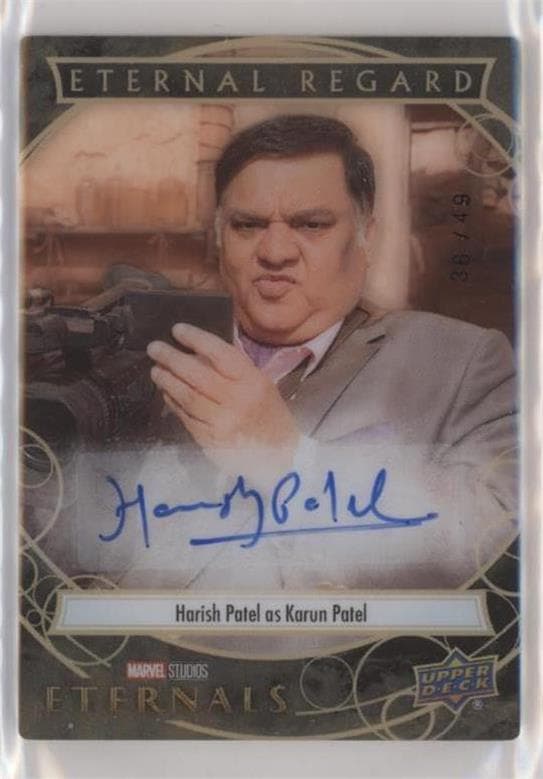 Harish Patel as Karun Patel #ER-HP — 2022 Upper Deck Marvel Studios Eternals