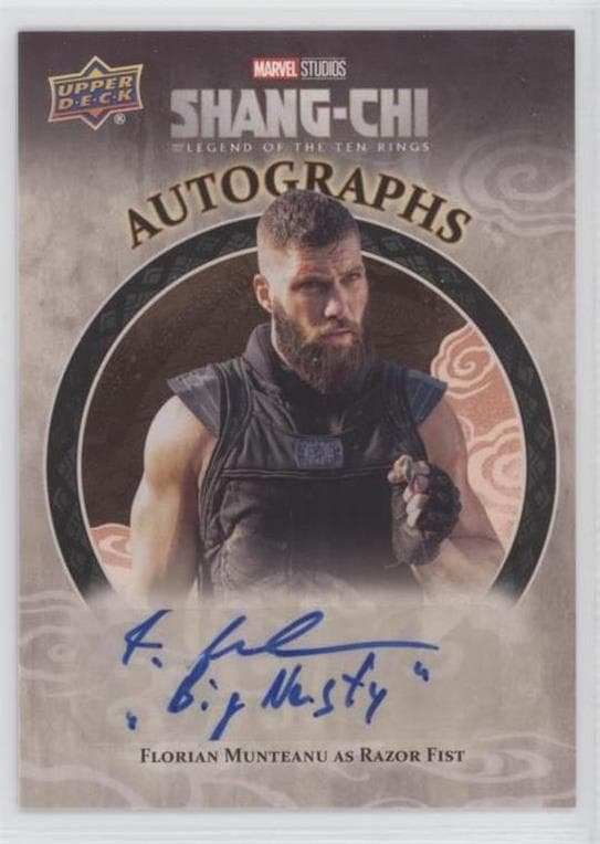 Florian Munteanu as Razor Fist "Big Nasty" #A-2 — 2022 Upper Deck Marvel Studios Shang-Chi and the Legend of the Ten Rings