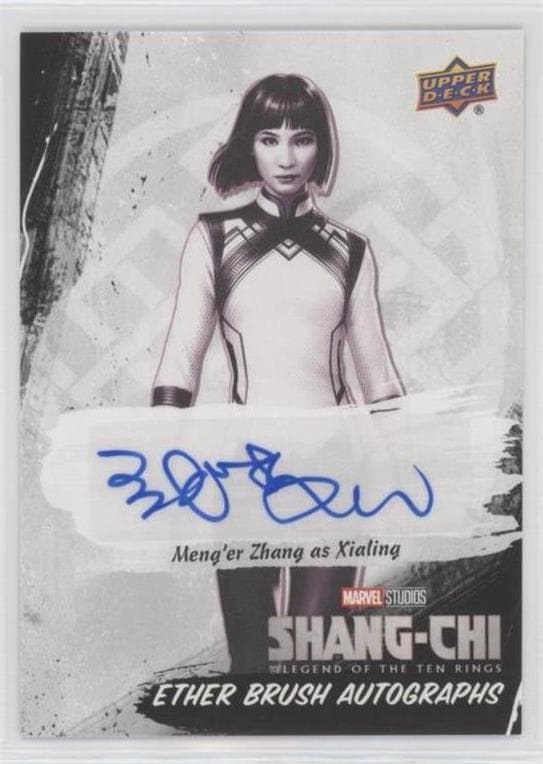 Meng'er Zhang as Xialing #EBA-7 — 2022 Upper Deck Marvel Studios Shang-Chi and the Legend of the Ten Rings