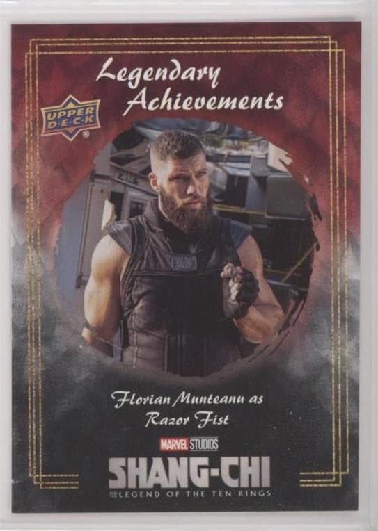 Florian Munteanu as Razor Fist #LA-4 — 2022 Upper Deck Marvel Studios Shang-Chi and the Legend of the Ten Rings
