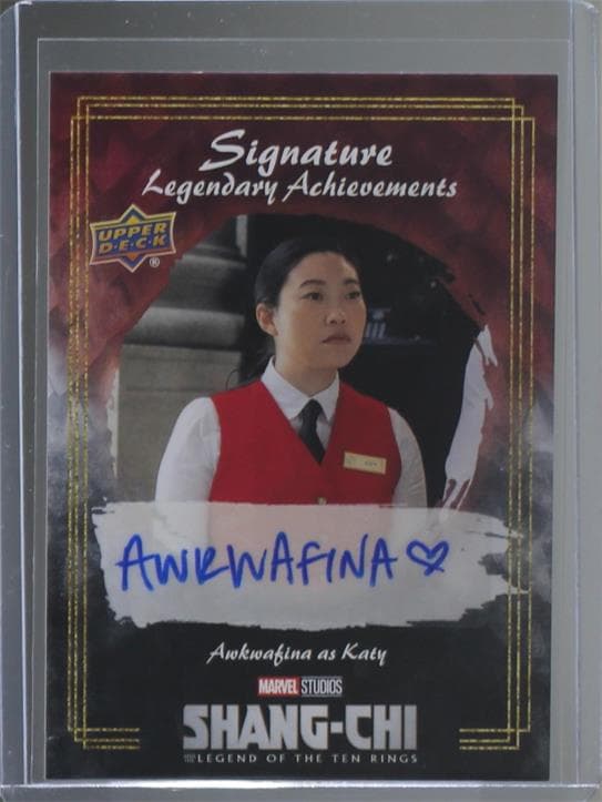 Awkwafina as Katy #LAA-A — 2022 Upper Deck Marvel Studios Shang-Chi and the Legend of the Ten Rings