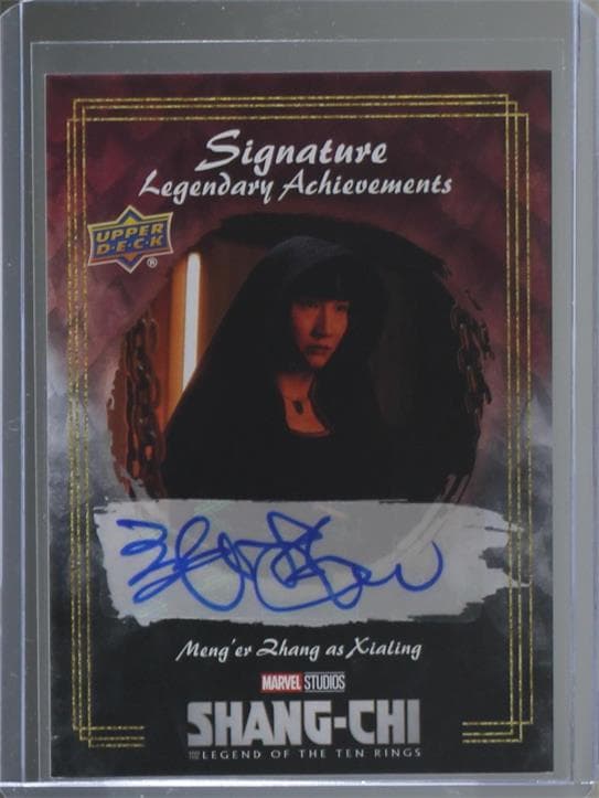 Meng'er Zhang as Xialing #LAA-MZ — 2022 Upper Deck Marvel Studios Shang-Chi and the Legend of the Ten Rings