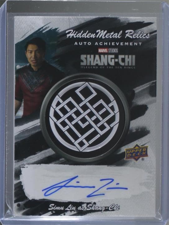 Simu Liu as Shang-Chi #MRA-1 — 2022 Upper Deck Marvel Studios Shang-Chi and the Legend of the Ten Rings