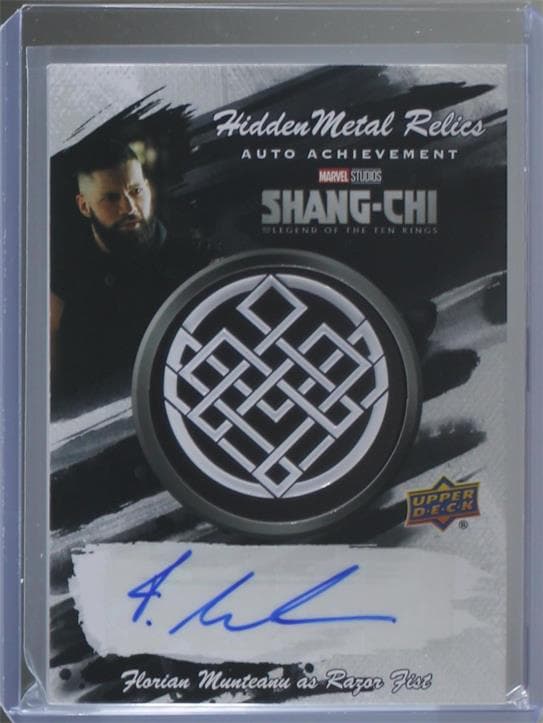 Florian Munteanu as Razor Fist #MRA-3 — 2022 Upper Deck Marvel Studios Shang-Chi and the Legend of the Ten Rings