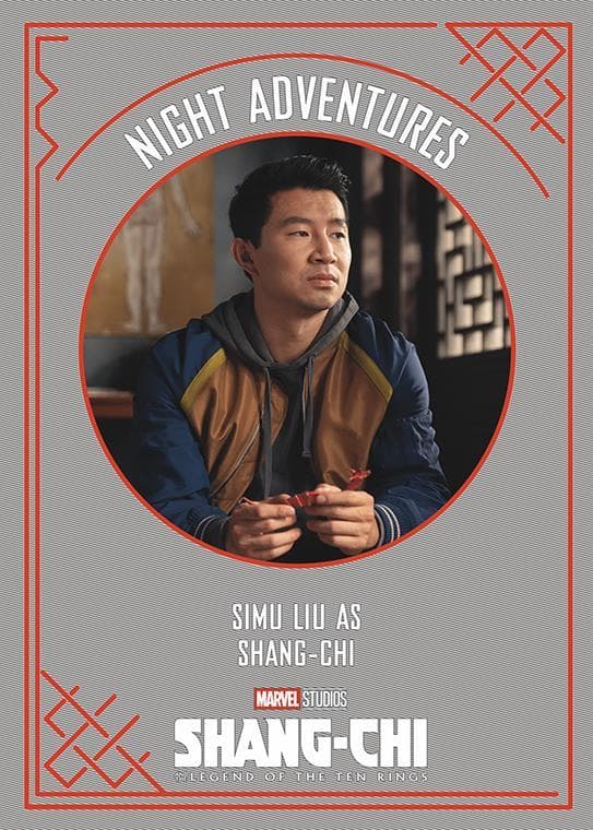 Simu Liu as Shang-Chi #NA-1 — 2022 Upper Deck Marvel Studios Shang-Chi and the Legend of the Ten Rings