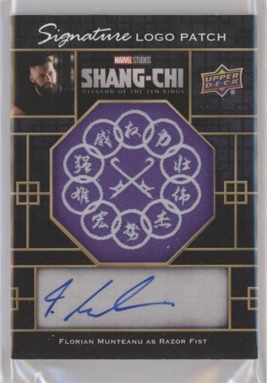 Florian Munteanu as Razor Fist #SCAP-FM — 2022 Upper Deck Marvel Studios Shang-Chi and the Legend of the Ten Rings