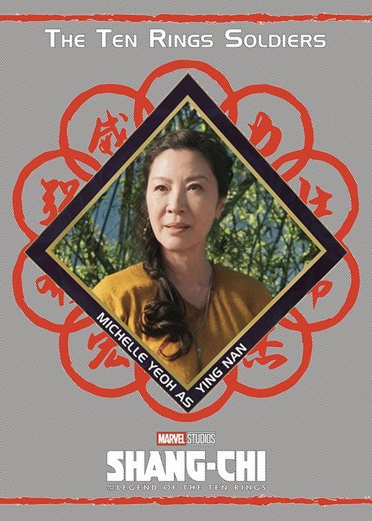 Michelle Yeoh as Ying Nan #T10 — 2022 Upper Deck Marvel Studios Shang-Chi and the Legend of the Ten Rings