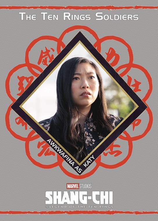 Awkwafina as Katy #T12 — 2022 Upper Deck Marvel Studios Shang-Chi and the Legend of the Ten Rings