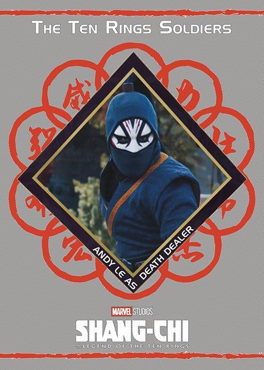 Andy Le as Death Dealer #T9 — 2022 Upper Deck Marvel Studios Shang-Chi and the Legend of the Ten Rings