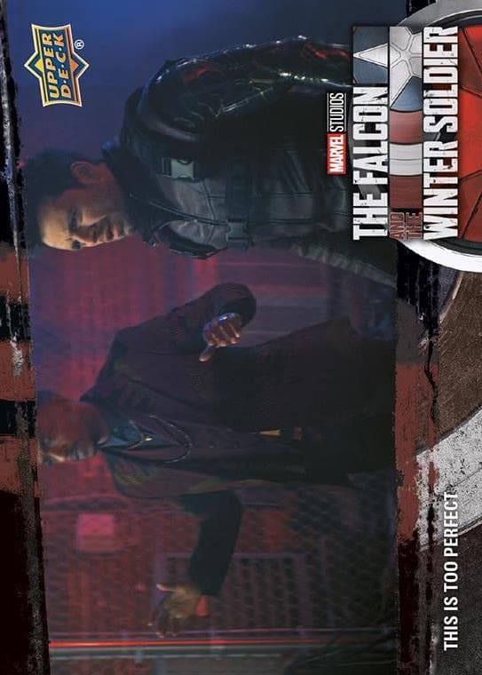 We Have A Real Problem Now #35 — 2022 Upper Deck Marvel Studios The Falcon and the Winter Soldier