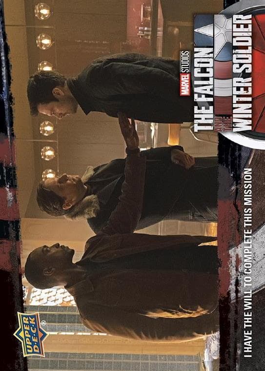 I Have the Will to Complete This Mission. Do the Two of You? #45 — 2022 Upper Deck Marvel Studios The Falcon and the Winter Soldier