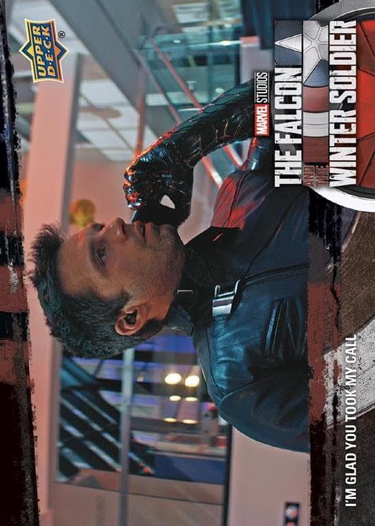 I'm Glad You Took My Call #76 — 2022 Upper Deck Marvel Studios The Falcon and the Winter Soldier