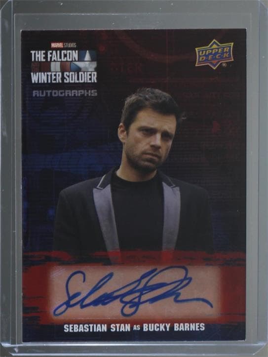 Sebastian Stan as Bucky Barnes #A-ST — 2022 Upper Deck Marvel Studios The Falcon and the Winter Soldier