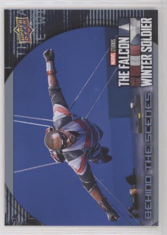 Anthony Mackie on High Tension Wires #BS-1 — 2022 Upper Deck Marvel Studios The Falcon and the Winter Soldier
