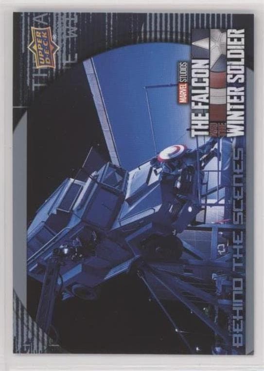 Anthony Mackie Lifting a Truck #BS-14 — 2022 Upper Deck Marvel Studios The Falcon and the Winter Soldier