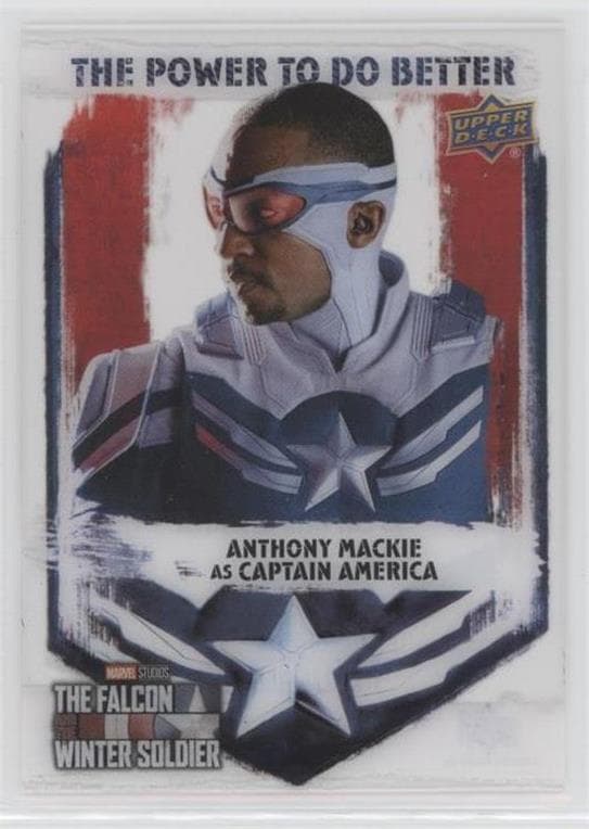 Antony Mackie as Captain America #DB-10 — 2022 Upper Deck Marvel Studios The Falcon and the Winter Soldier