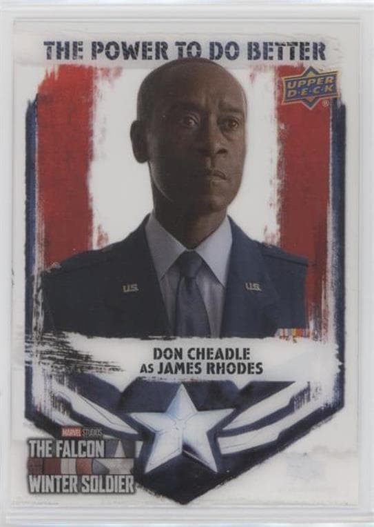 Don Cheadle as War Machine #DB-3 — 2022 Upper Deck Marvel Studios The Falcon and the Winter Soldier