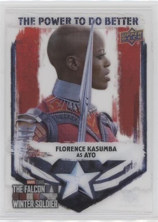Florence Kasumba as Ayo #DB-4 — 2022 Upper Deck Marvel Studios The Falcon and the Winter Soldier