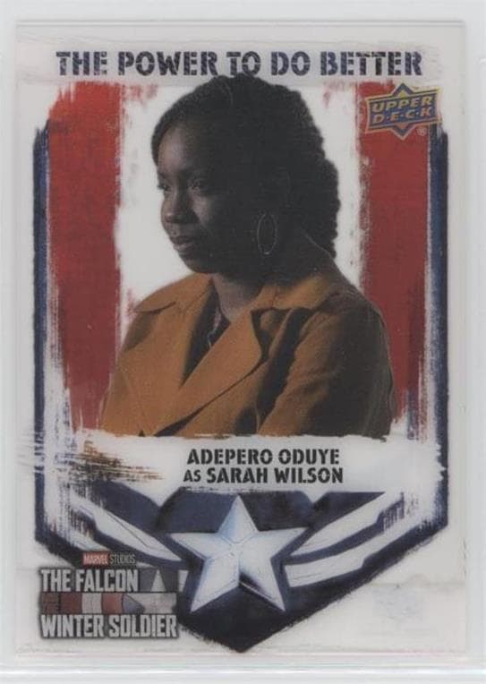 Adepero Oduye as Sarah Wilson #DB-7 — 2022 Upper Deck Marvel Studios The Falcon and the Winter Soldier