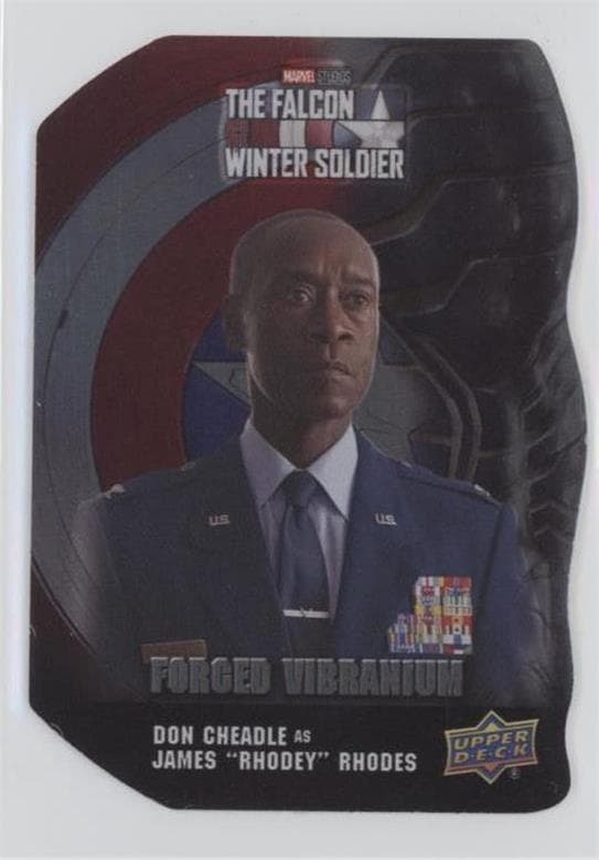 Don Cheadle as James "Rhodey" Rhodes #FV-11 — 2022 Upper Deck Marvel Studios The Falcon and the Winter Soldier